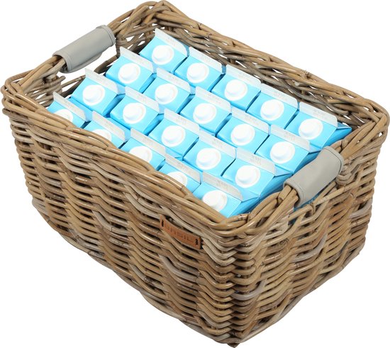 Basil Dorset L Fietsmand Voor 40 Liter - Grijs