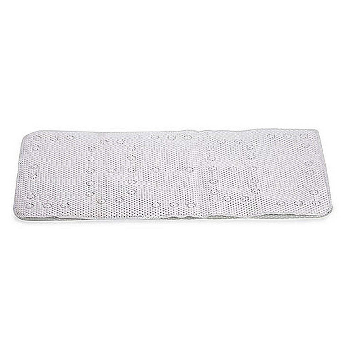 Badmat/douchemat Melkwit 43 X 90 Cm - Anti-slip Mat Voor In De Douchecabine