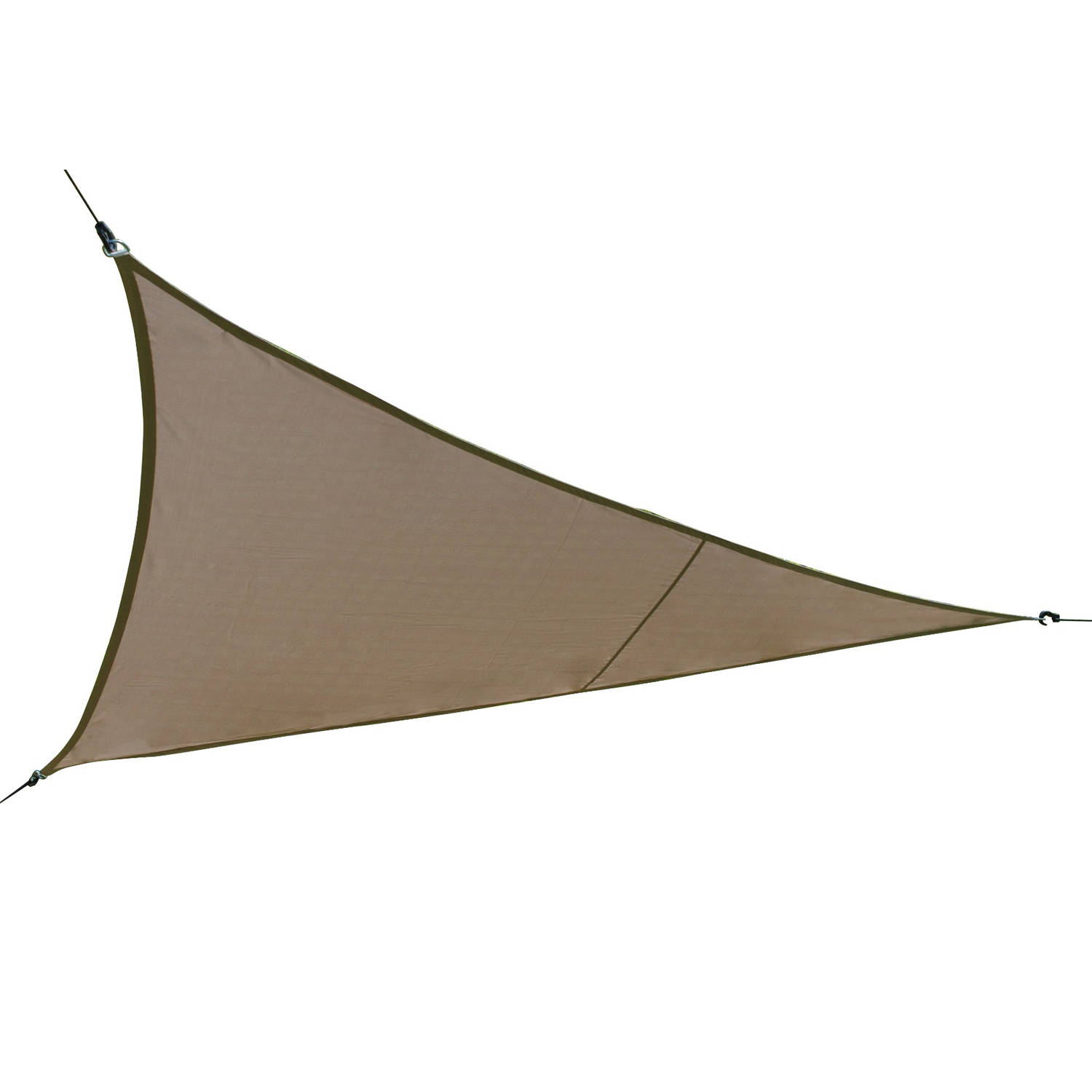 Practo Garden - Schaduwzeil - Driehoek - Polyester - 5 X 5 M - Taupe - Bruin