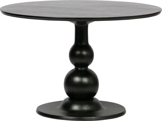 BePureHome Blanco Eettafel Ø 120 cm - Zwart