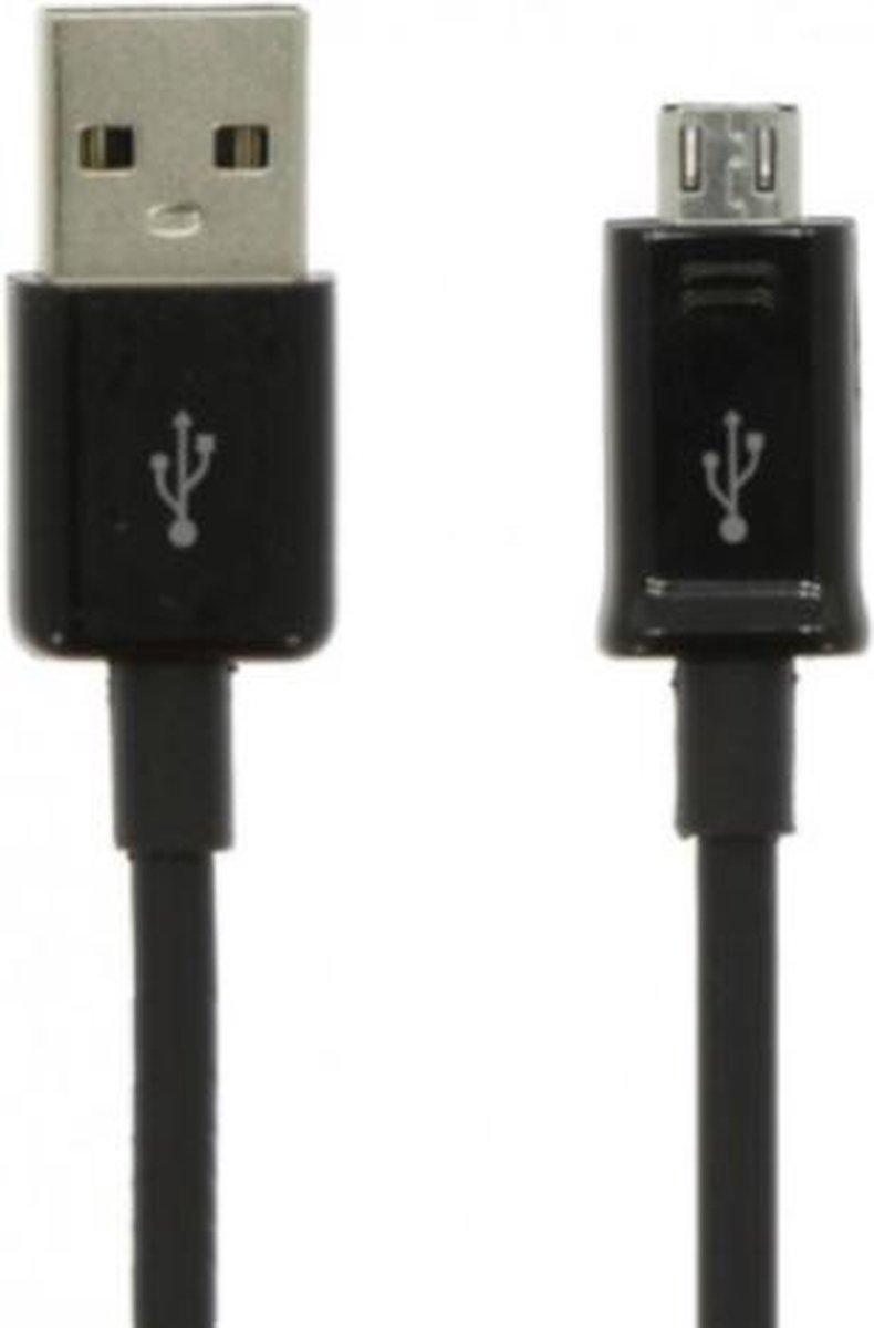 Micro-usb Kabel 2 Meter, - Celly - Zwart