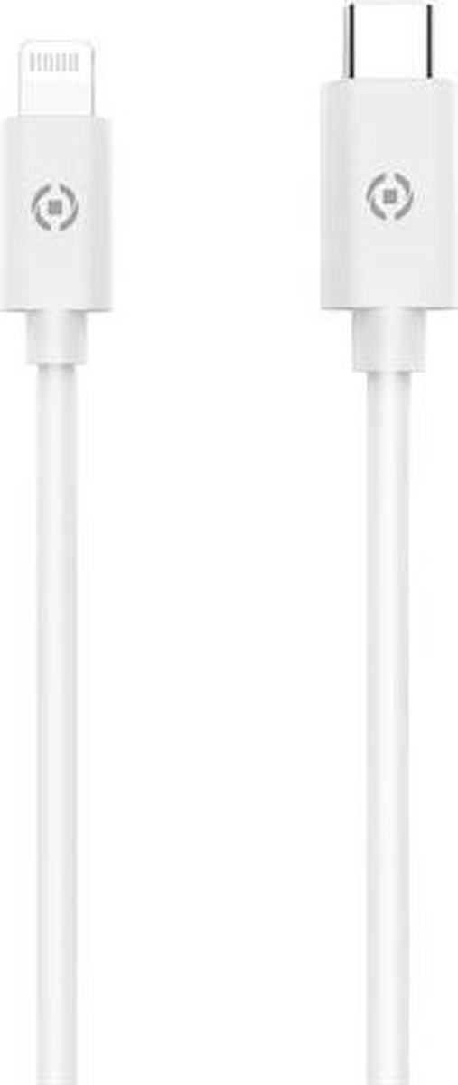 Lightning Naar Type-c Kabel, 1 Meter, - Pvc - Celly - Wit