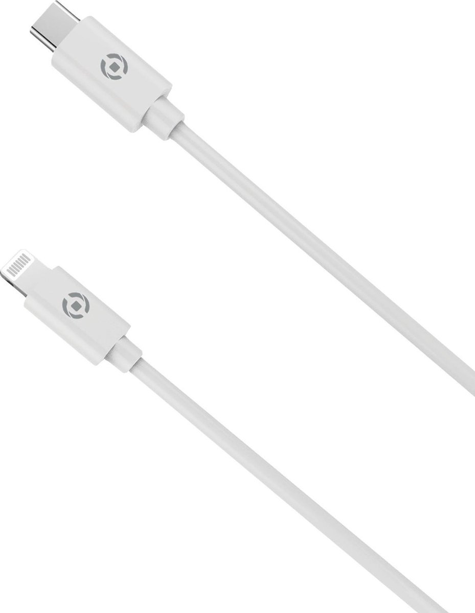 Lightning Naar Type-c Kabel, 2 Meter, - Pvc - Celly - Wit