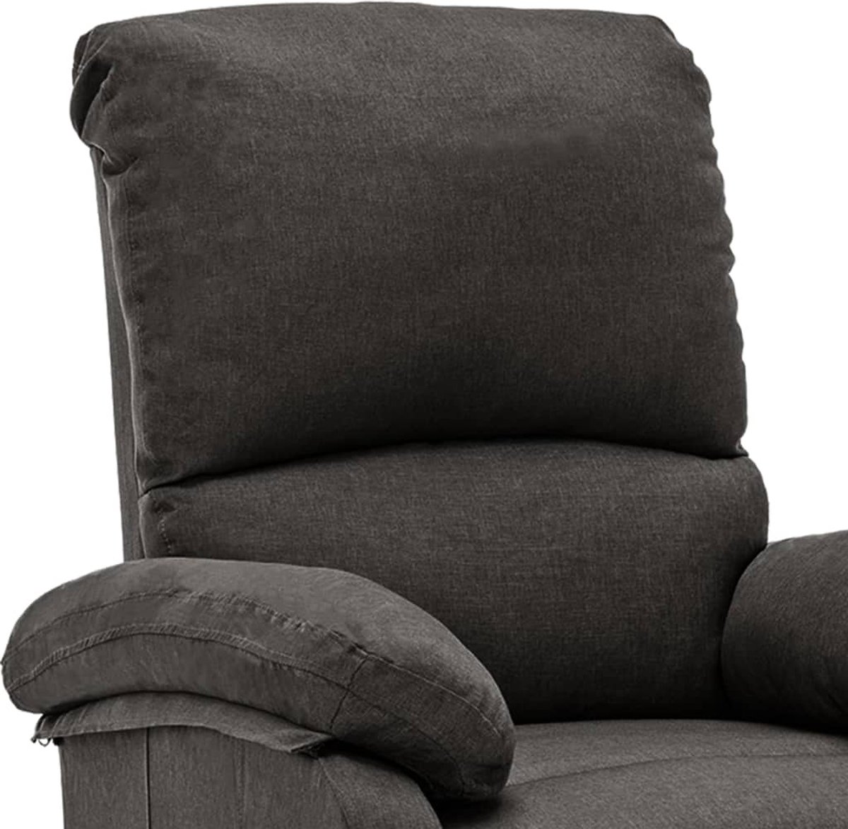Vidaxl Fauteuil Verstelbaar Stof Donker - Grijs