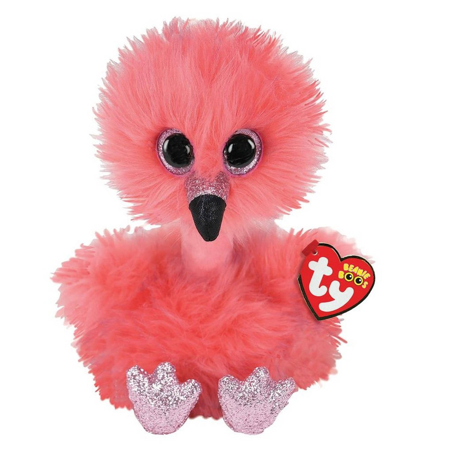 TY Nordic Ty Beanie Buddy Franny Flamingo 24cm