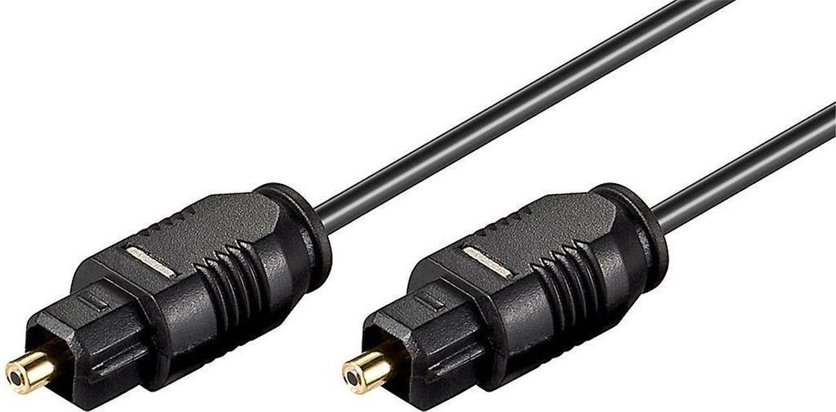 goobay® Optische Toslink Kabel 1,5m - Zwart