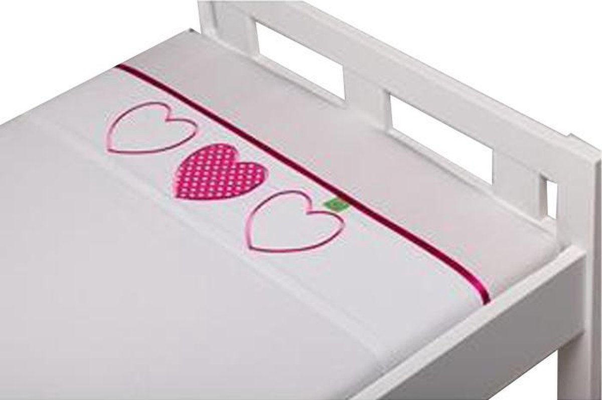 Briljant Baby Becky Katoen Kinderlaken - 100% Katoen - Wiegje (75x100 Cm) - - Wit