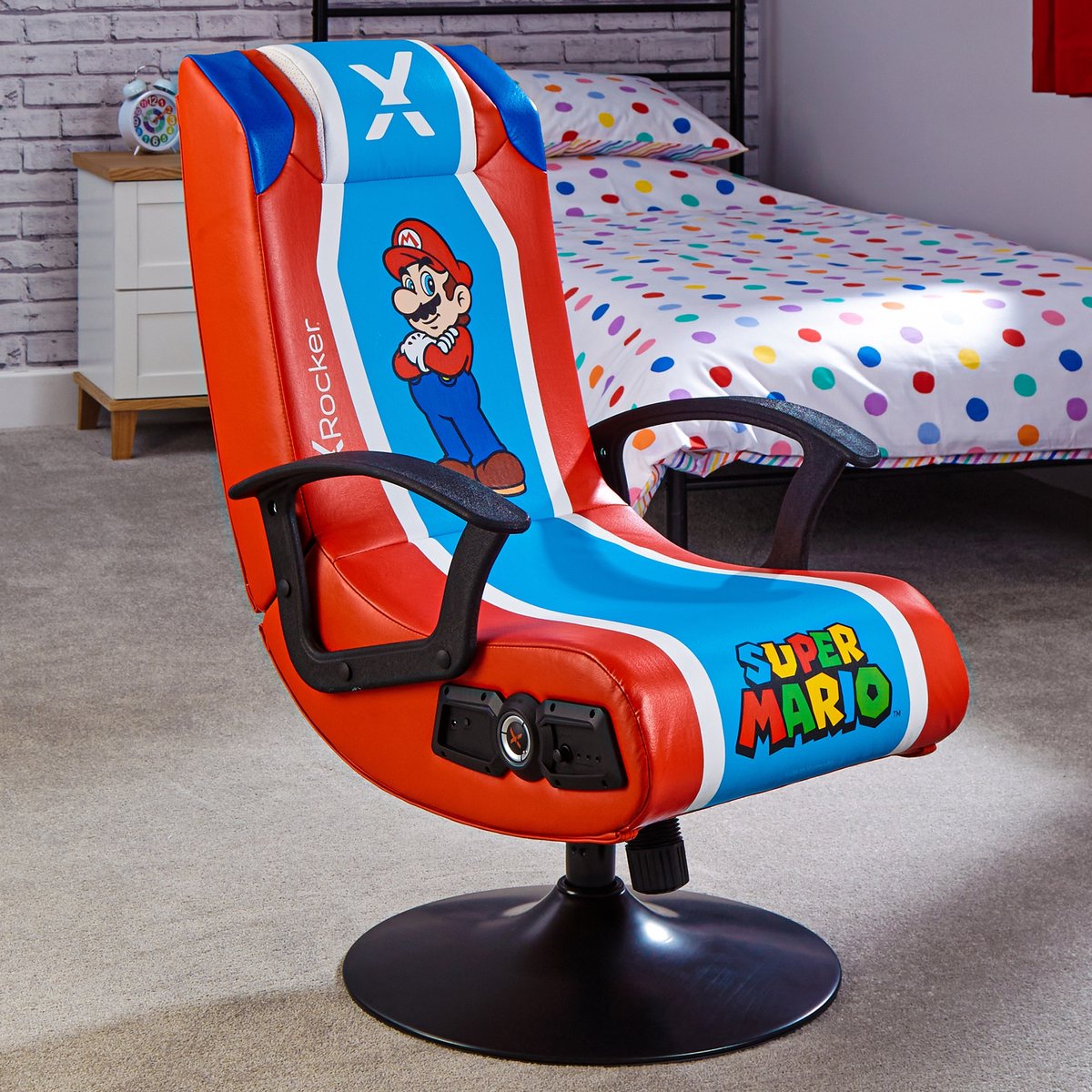 X-ROCKER Nintendo Gamestoel -/Rood - Azul