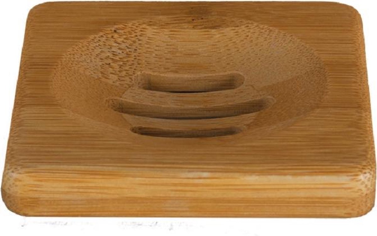 Happy Soaps Zeep Houder Van Bamboe Voor n Shampoo Bar Stuk