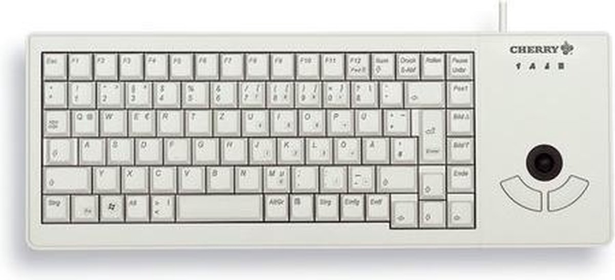 Cherry Xs Trackball Keyboard G84-5400 - Grijs
