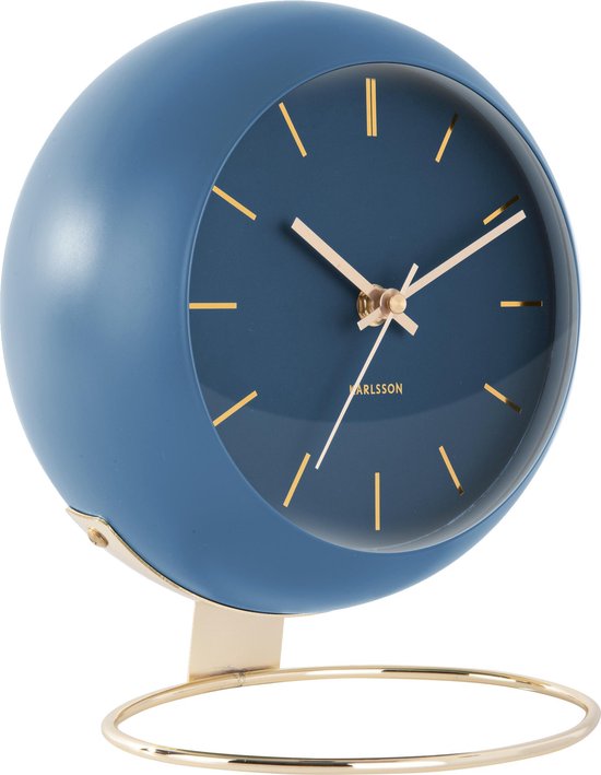 Karlsson Globe Tafelklok - Blauw