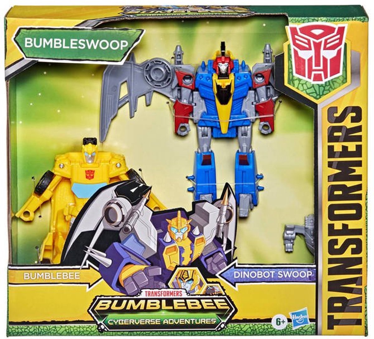 Hasbro Transformers Cyberverse - Roll And Combine Bumblebee - Geel