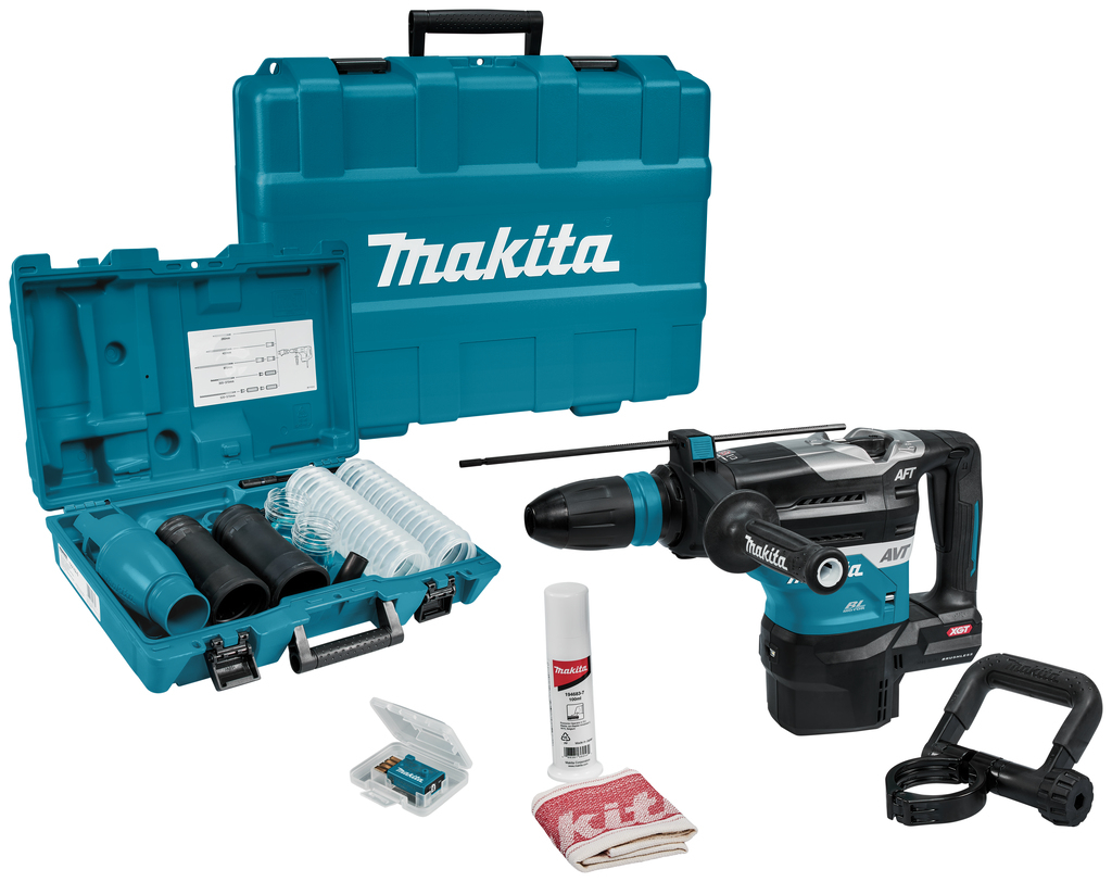 Makita HR005GM205 | Accu Combihamer | sds-max | 8J | 40V | 4.0Ah | Li-Ion met stofafzuiging