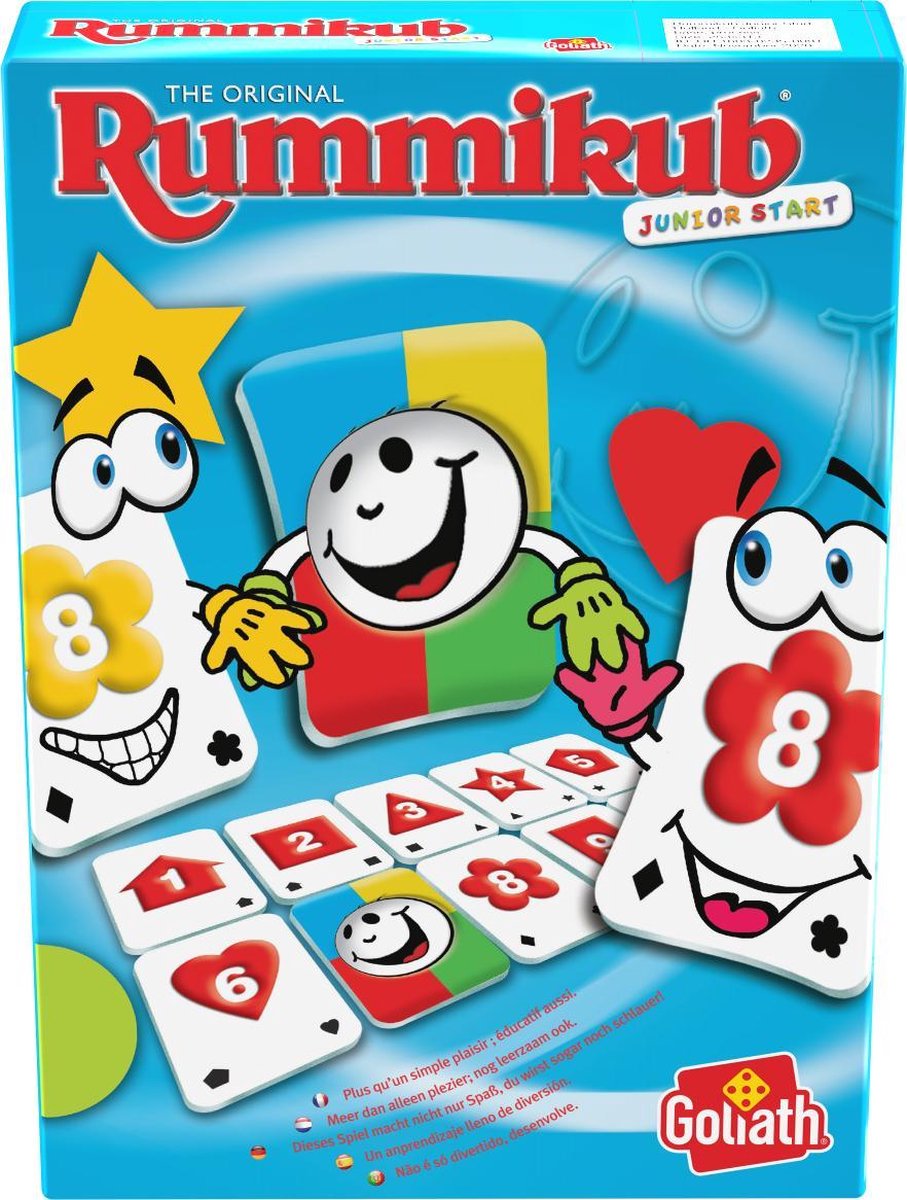 Goliath Spel Rummikub Junior Travel - Blauw