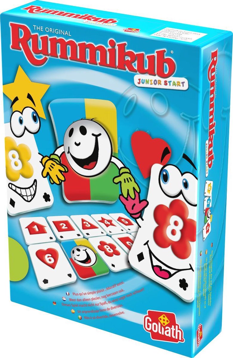 Goliath Spel Rummikub Junior Travel - Blauw