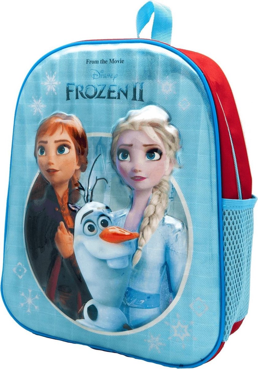 Disney rugzak Frozen II 9 liter polyester/rood - Blauw