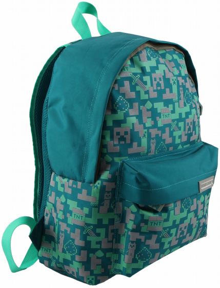 Mojang rugzak Creeper junior 18 liter 43 cm polyester - Groen