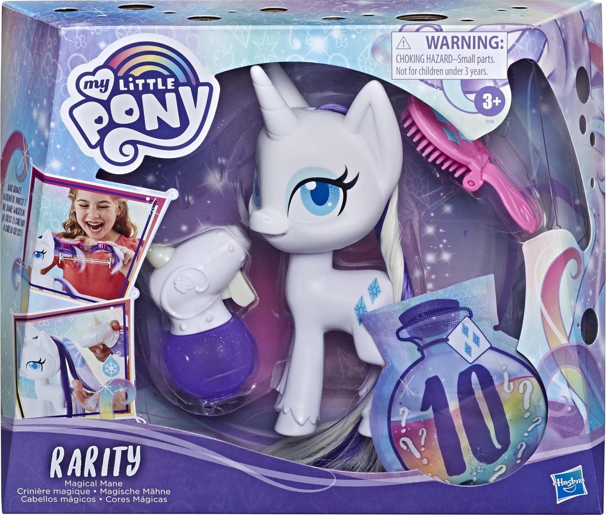 My Little Pony Magical Mane Rarity 16,5 cm speelfiguur - Wit