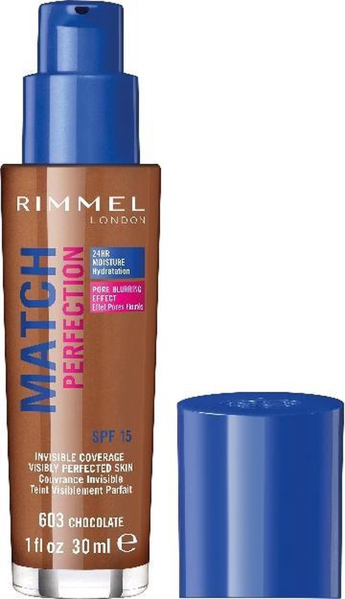 Rimmel 603 Chocolate Match Perfection Foundation 30ml