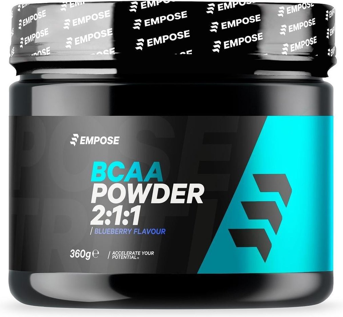 Empose Nutrition BCAA Poeder - Aminozuren - 360 gr - Blueberry