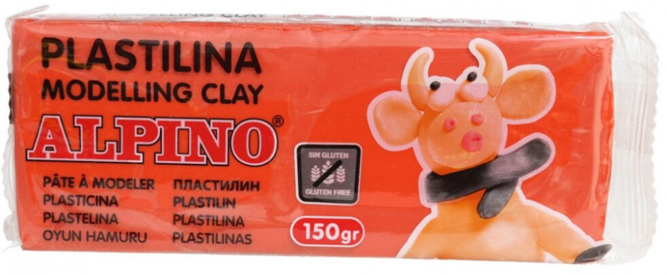 Alpino boetseerklei 150 gram donkeroranje