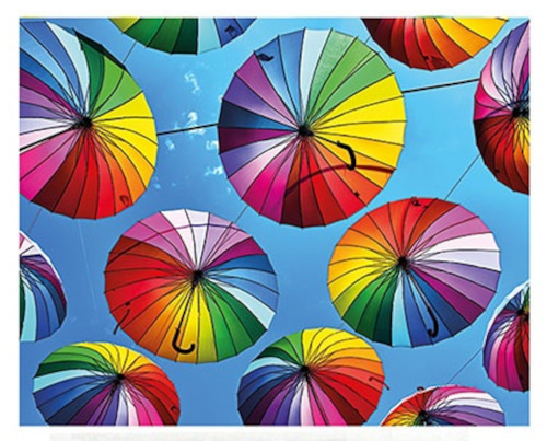 Toi-Toys Toi Toys diamond painting paraplu&apos;s 40 x 50 cm canvas