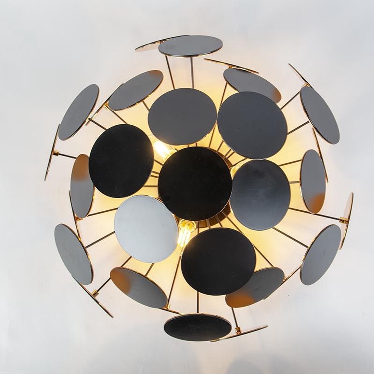 TRIO Discalgo Plafondlamp - Zwart