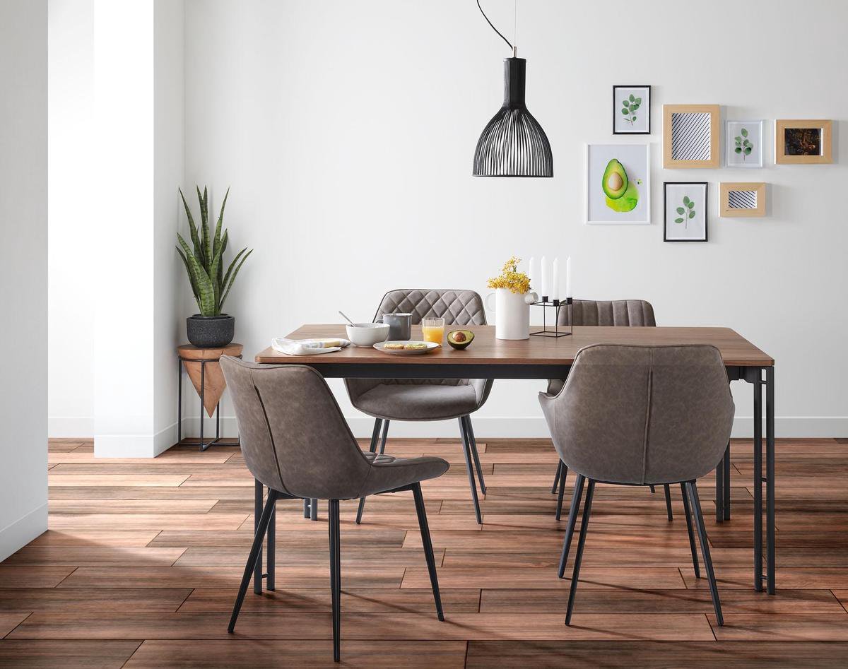 Kave Home Amira Eetkamerstoel - Bruin