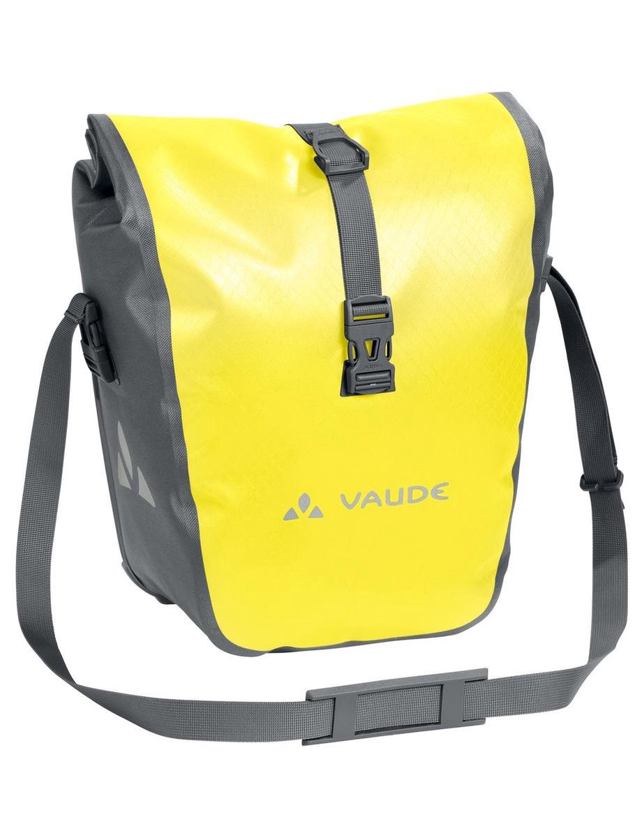 Vaude Aqua Front Dubbele Fietstas Lichtgeel