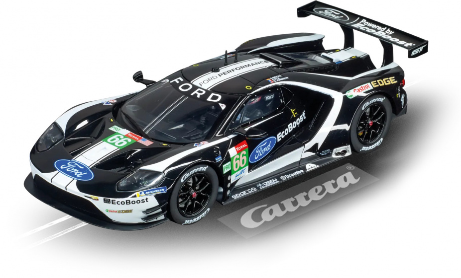 Carrera raceauto Ford GT Race Car "No.66" 1:24 geel - Zwart