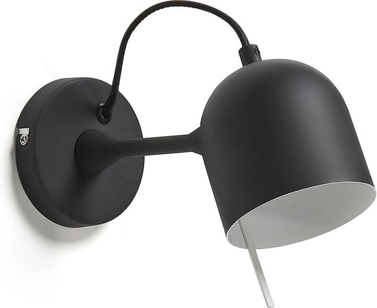 Kave Home Lucilla Wandlamp - Negro