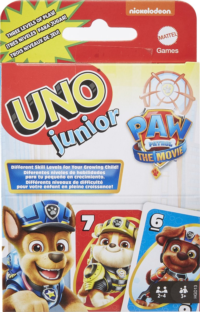 Mattel UNO Paw Patrol kaartspel 112 delig (en)