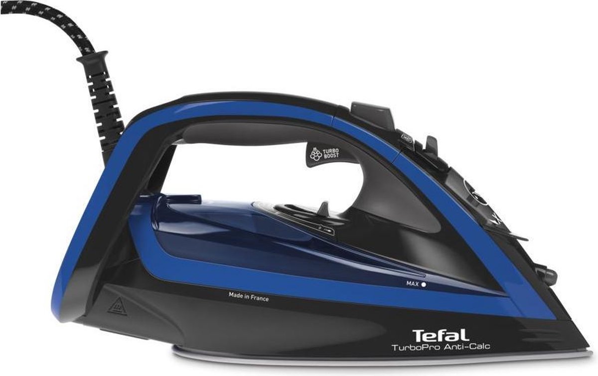 Tefal TurboPro Anti-Calc FV5688 - Blauw