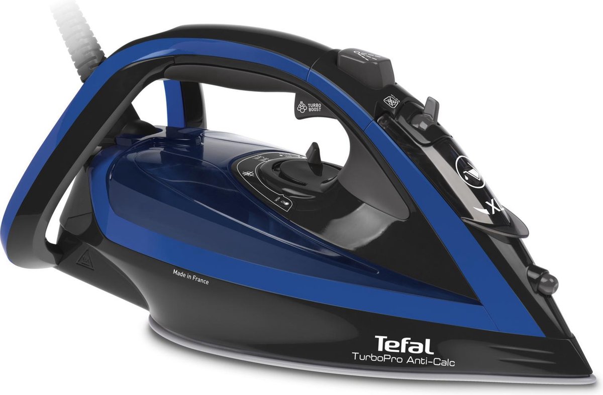 Tefal TurboPro Anti-Calc FV5688 - Blauw