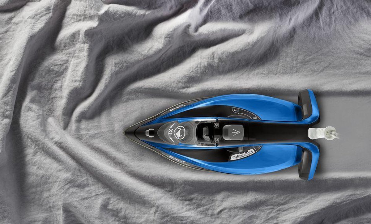 Tefal TurboPro Anti-Calc FV5688 - Blauw