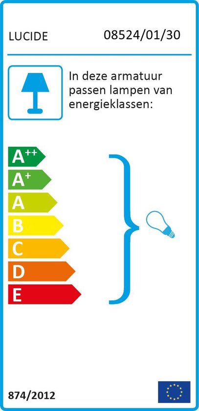 Lucide Arthur Tafellamp - Zwart