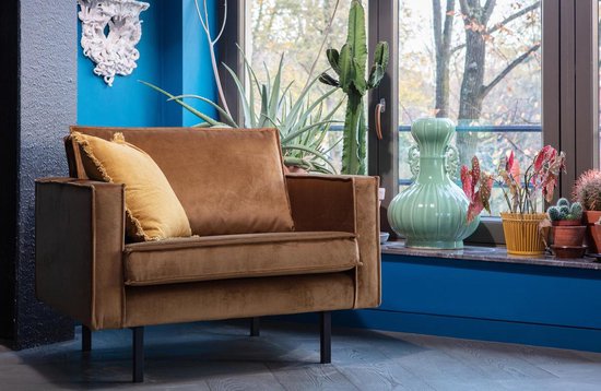 BePureHome Rodeo Loveseat - Geel