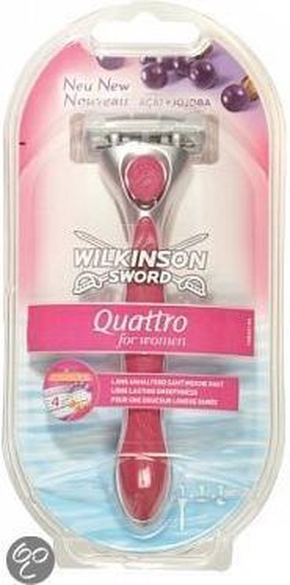 Wilkinson Scheermes Quattro Papaya 1UP - 1 Scheersysteem