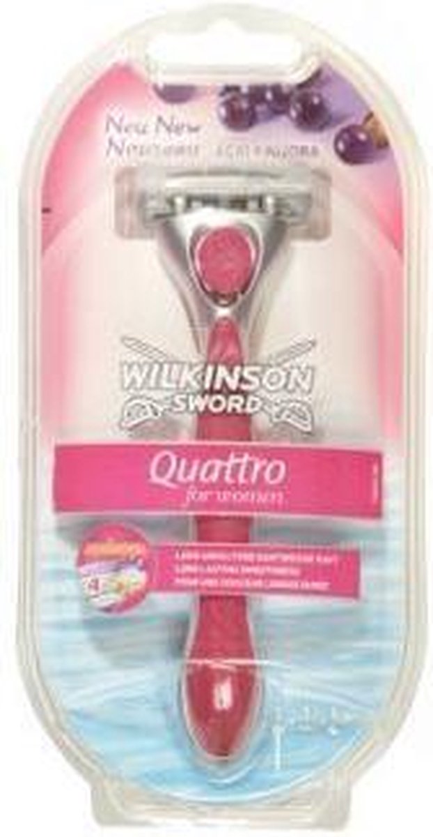 Wilkinson Scheermes Quattro Papaya 1UP - 1 Scheersysteem