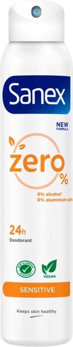 Sanex Deospray Zero% Sensitive Skin - 200 ml