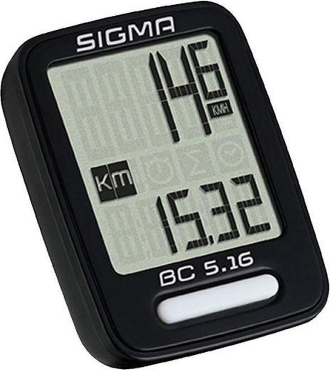 Sigma Fietscomputer Bc 5.16 - Zwart