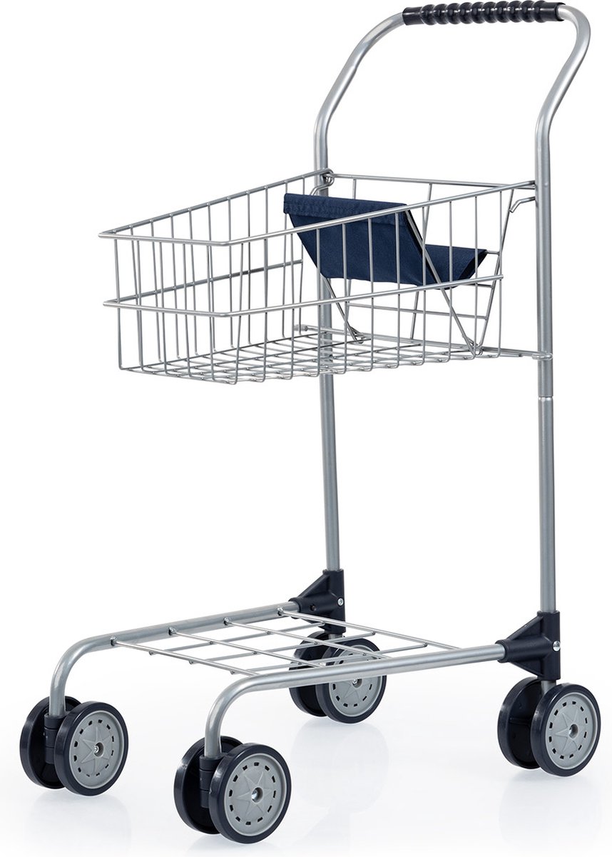 Bayer winkelwagen zilver 53 cm - Silver