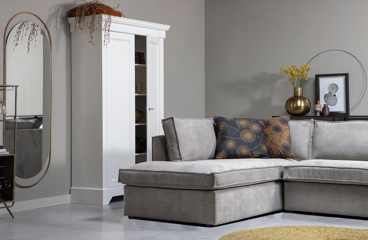 Woood Thomas Hoekbank Links - Grijs