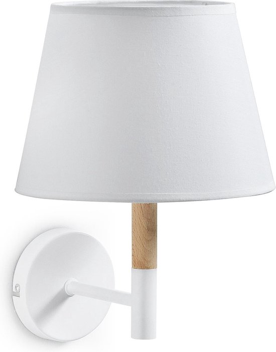 Kave Home Moskov Wandlamp Ø 24 cm - Blanco