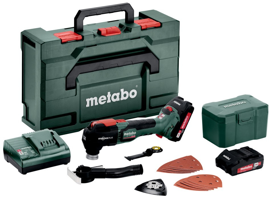 Metabo MT 18 LTX BL QSL | Accu multitool | 18 V | 2x 2.0Ah, SC 30 | In x