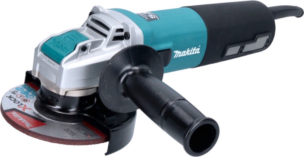 Makita GA5080RX02 | Haakse slijper | 230 V | 125 mm | X-LOCK | met vastzetschakelaar