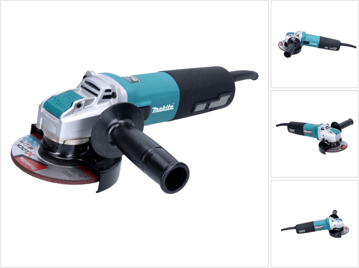 Makita GA5080RX02 | Haakse slijper | 230 V | 125 mm | X-LOCK | met vastzetschakelaar