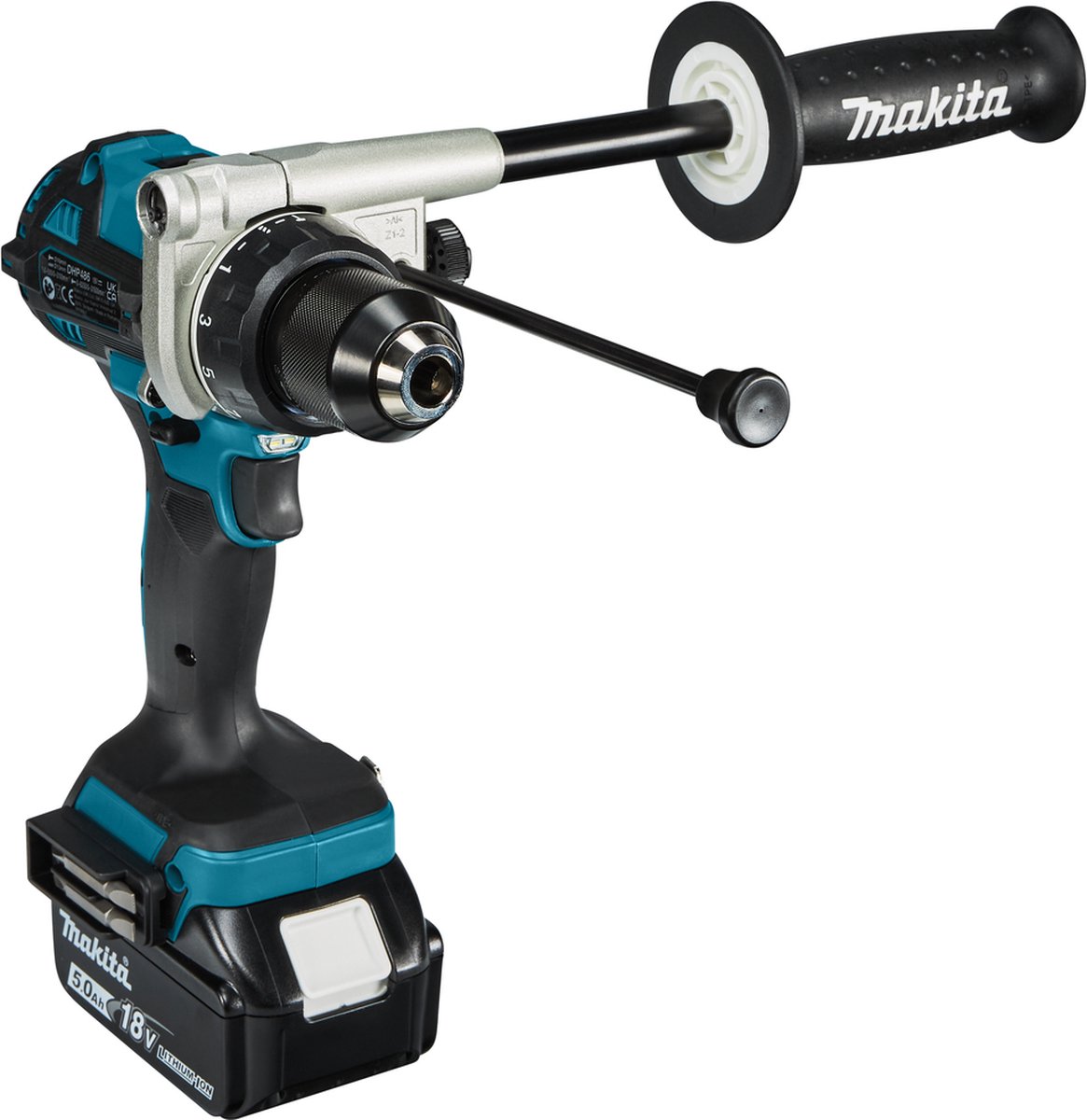 Makita DHP486RTJ | Klopboormachine | 18 V | Set | 5,0 Ah Accu & Lader in Mbox