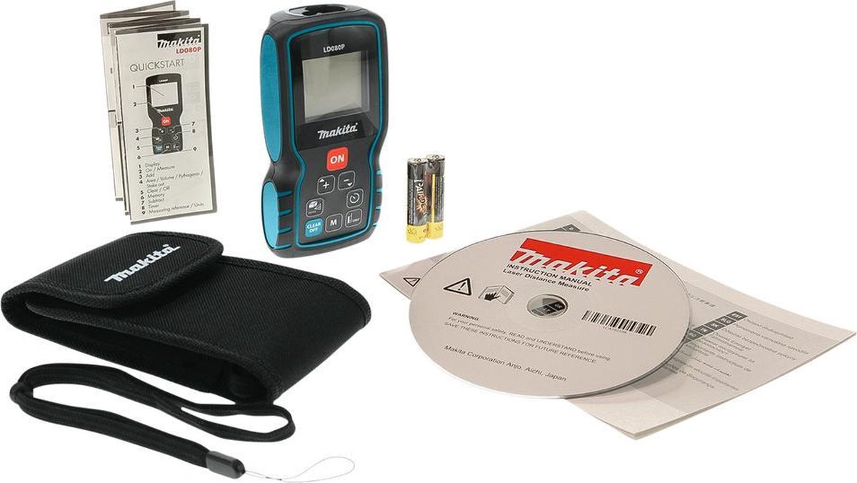 Makita LD080P | Laserafstandsmeter | 80 M