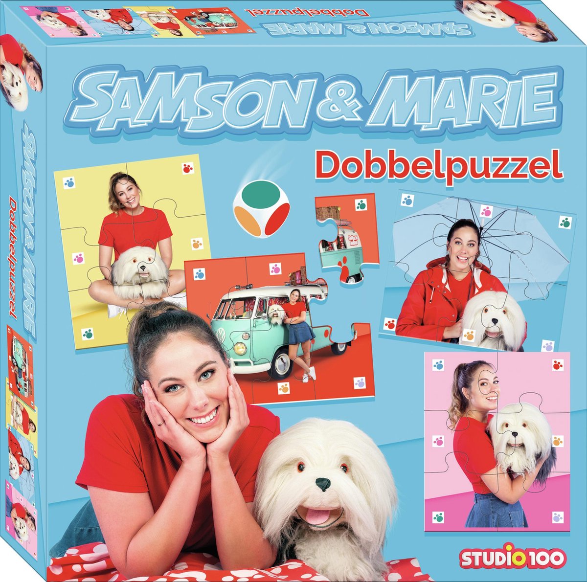 Studio 100 puzzelspel Samson & Marie junior karton 25 delig